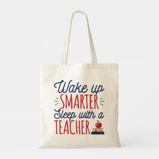 Tote Bag Réveillez-vous dormez intelligemment avec un ensei (Dos)