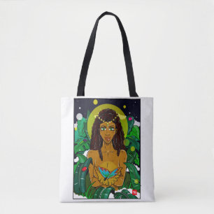 Tote Bag Réveillon dans le jardin Fourre-tout