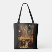 Tote Bag Réveillon du Nouvel An à Paris (Dos)