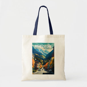 Tote Bag Revelstoke Canada Travel Art Vintage