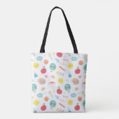 Tote Bag Revenir à l'école avec le nom (Dos)