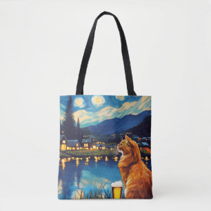 Tote Bag Rêver de houblon et d'étoiles   Nuit Starry