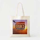 Tote Bag Rêver Gros Et Oser Échouer (Devant)