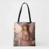 Tote Bag Rêves Enchanteurs : Un Portrait De Fée Rose Whimsi (Devant)
