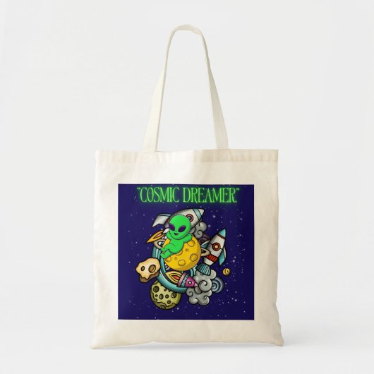 Tote Bag rêveur cosmique (Devant)