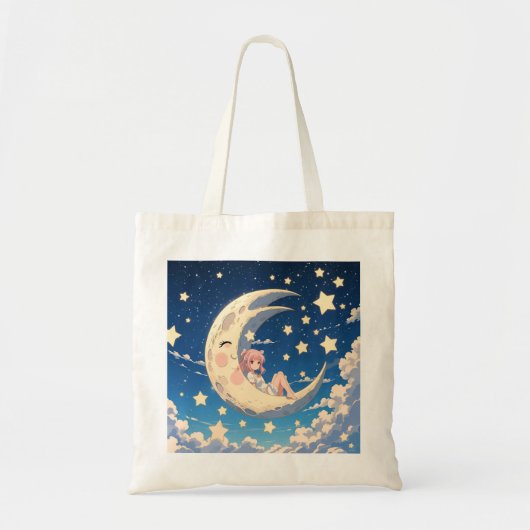 Tote Bag Rêveur croissant (Devant)