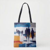 Tote Bag Rêveurs de l'après-tempête – Figures abstraites (Devant)