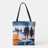 Tote Bag Rêveurs de l'après-tempête – Figures abstraites (Dos)