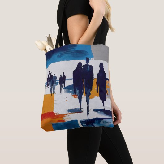 Tote Bag Rêveurs de l'après-tempête – Figures abstraites (De près)
