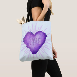 Tote Bag Révolution Violette avec AMOUR
