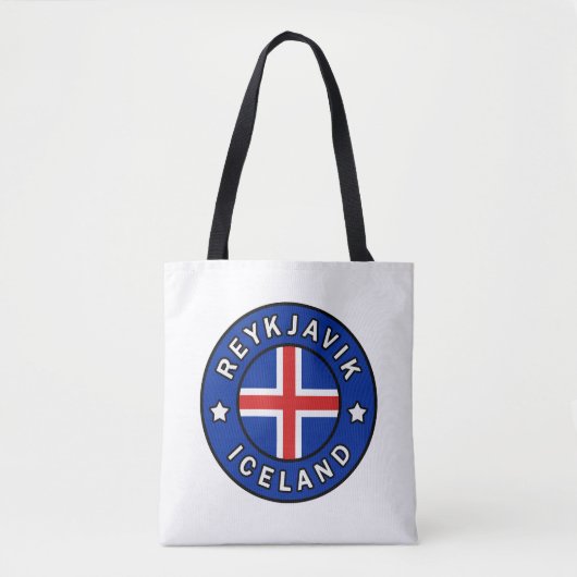 Tote Bag Reykjavik Islande (Devant)