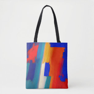 Tote Bag "Rhapsodie de la framboise" Art abstrait