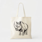 Tote Bag rhinocéros (Devant)