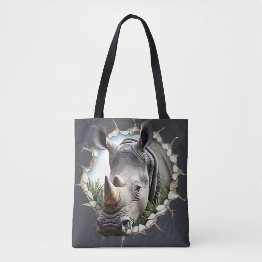 Tote Bag Rhinocéros (Devant)