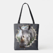 Tote Bag Rhinocéros (Dos)