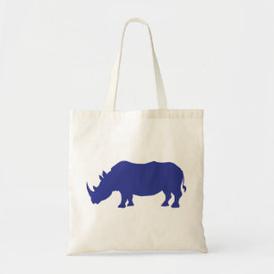 Tote Bag Rhinoceros Silhouette