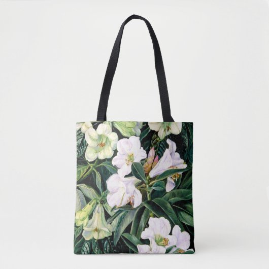 Tote Bag Rhododendrons, art raffiné Jeu d'oreiller (Devant)