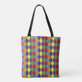 Tote Bag rhombus coloré (Dos)