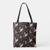 Tote Bag Rick et Morty | Christmas Reindeer Sleigh Motif (Dos)
