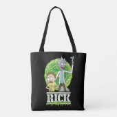 Tote Bag RICK ET MORTY™ | Éclat vert (Dos)