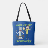 Tote Bag RICK ET MORTY™ | Il Est Temps D'Obtenir Schwifty (Dos)