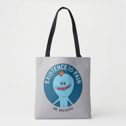 Tote Bag RICK ET MORTY™ | L'Existence Est Une Douleur (Devant)