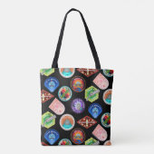Tote Bag RICK ET MORTY™| Motif des patchs spatiaux (Dos)