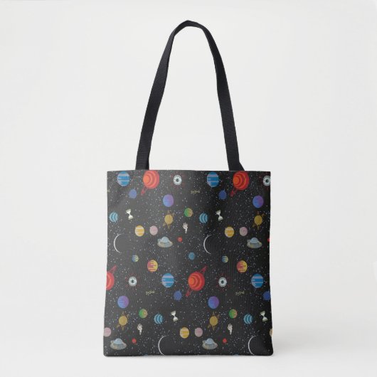Tote Bag RICK ET MORTY™ | Motif spatial (Devant)
