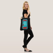 Tote Bag RICK ET MORTY™ | Poster Recherché Space Beth (Sur le modèle)