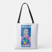 Tote Bag RICK ET MORTY™ | Respectez vos engrenages (Dos)