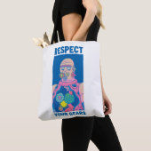 Tote Bag RICK ET MORTY™ | Respectez vos engrenages (De près)