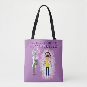 Tote Bag RICK ET MORTY™ Vous Vivez Avec Les Conséquenc