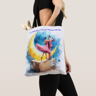 Tote Bag Rick London Pink Himalayan Salsa Drôle 