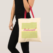Tote Bag Rick Rack Bridesmaid (Devant (produit))
