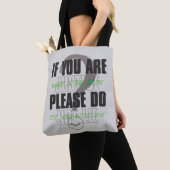 Tote Bag Riddler - Si Vous Êtes Justice S'Il Vous Plaît Ne (De près)