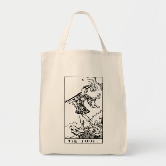 Tote Bag Rider Waite Tarot Major Arcana L'idiot (Devant)