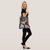 Tote Bag Ridgeback rhodésien période de Noël festive (Sur le modèle)