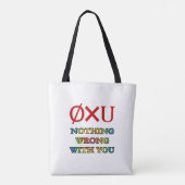 Tote Bag Rien de mal avec vous (Dos)
