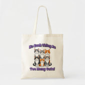 Tote Bag Rien de tel que trop de chats ! (Devant)