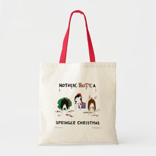 Tote Bag Rien n'aboutent Noël de Springer (Devant)