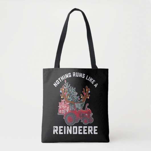 Tote Bag Rien Ne Fonctionne Comme Un Reindeere Tractor (Devant)