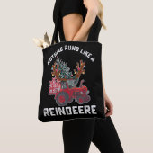 Tote Bag Rien Ne Fonctionne Comme Un Reindeere Tractor (De près)
