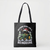 Tote Bag Rien Ne Fonctionne Comme Un Tracteur De Noël Reind (Devant)