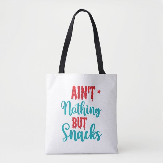 Tote Bag Rien que des snacks (Devant)