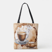 Tote Bag Rien que des taches de café (Dos)