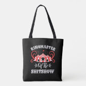 Tote Bag Ringmaster du Shitshow, Les Amateurs De Cirque Cad (Dos)