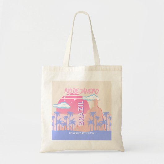 Tote Bag Rio de Janeiro Brésil Travel Art (Devant)
