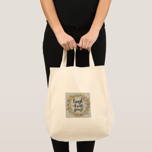 Tote Bag Rire Continuer (Devant (produit))