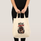 Tote Bag RISE Inspiration Motivation Force Guerrier (Devant (produit))