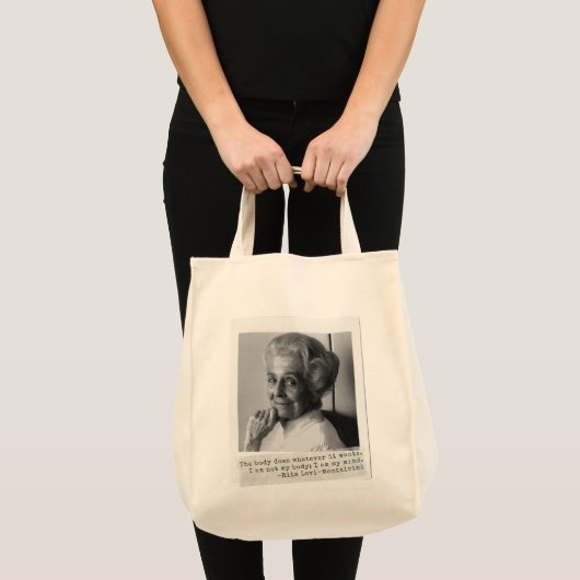 Tote Bag Rita Levi-Montalcini cite les femmes dans la scien (Devant (produit))